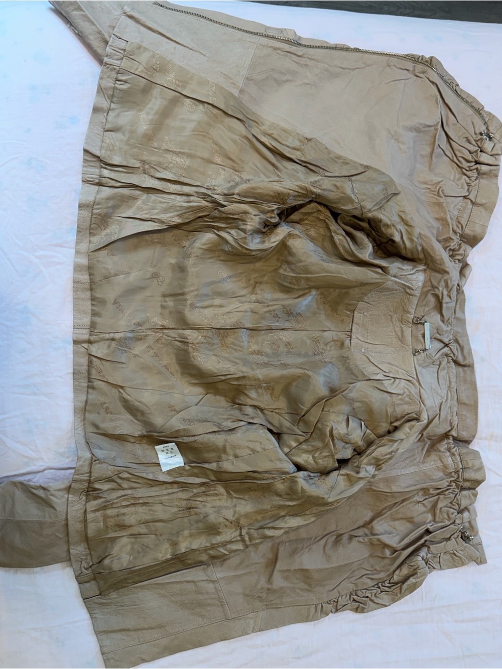 Vintage VERO MODA Genuine Pigskin Leather Jacket XS/S Avant Garde Y2K - Picture 6 of 12